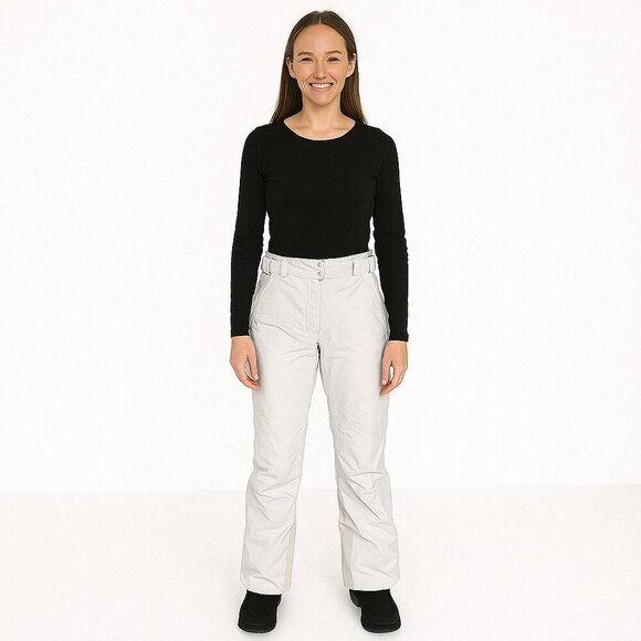 Columbia Waterproof Ski Pants M White Insulated Outdoorcore Snowcore Winter - Picture 1 of 15